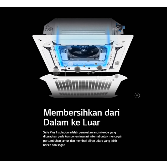 LG AC Cassette 4 Way Inverter Entry Series 2 PK - ZTNQ18GPLA1