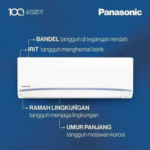 Panasonic AC Wall Mounted Split Standard si-BiRU 1 1/2 PK - CS/CU-LN12WKJ