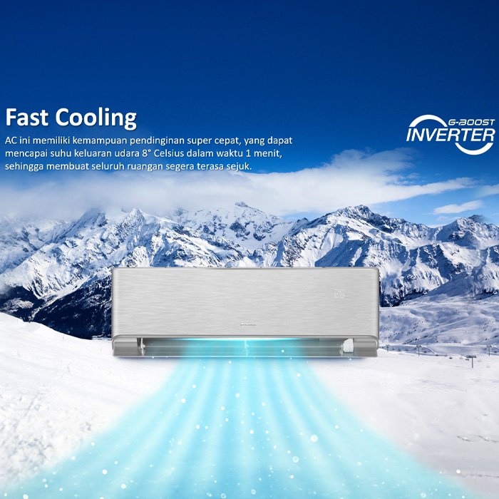 Gree AC Split Inverter Airy Series 2.5 PK - GWC-24AIRY