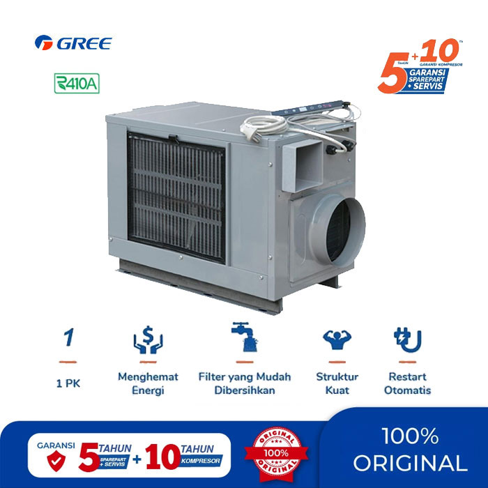 Gree Elevator Air Conditioner Drainless Standard 3/4 PK - GDT25/NAA-E