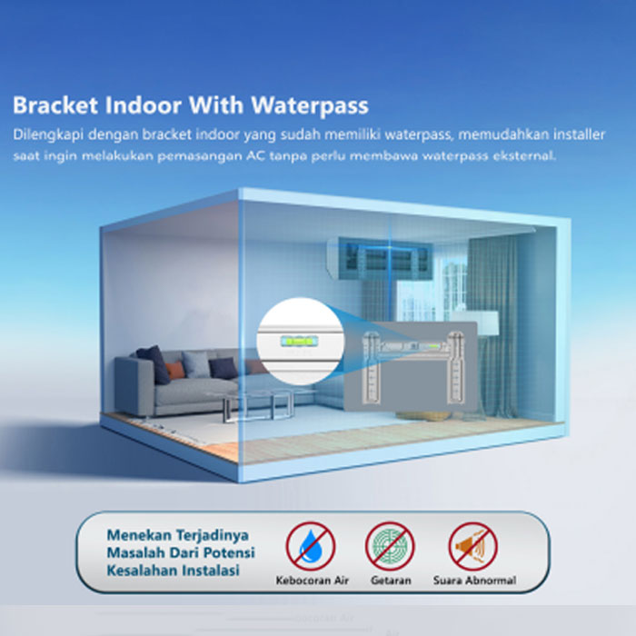 Flife Gree AC Split Standard 2 PK FLOO Series - FAC-18FLOO