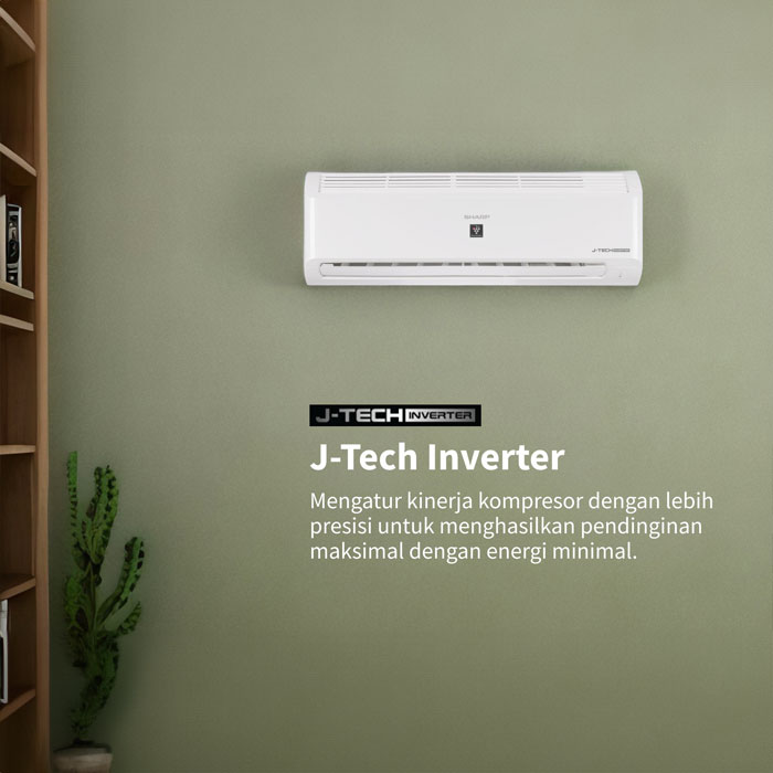 Sharp AC Inverter Split Plasmacluster Garuda Series 1 PK - AH-XP10BMY