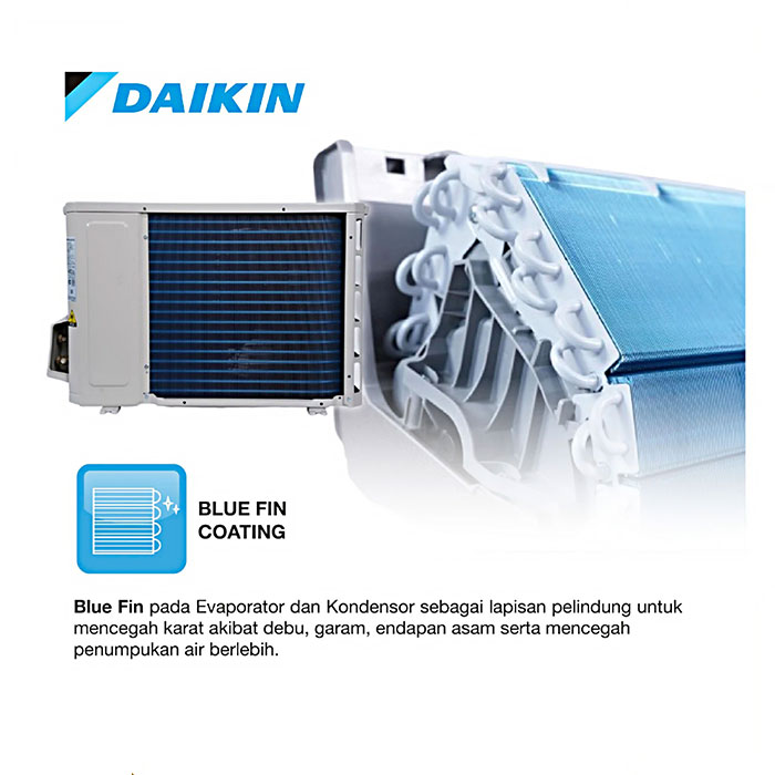 Daikin AC Wall Mounted Split Standard SMS Series 1 PK - FTC25YV14