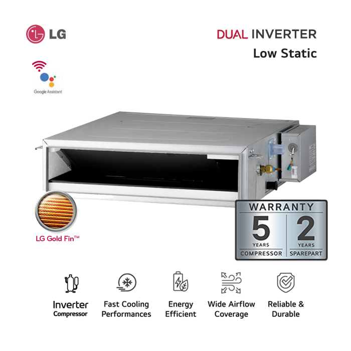 LG AC Ceiling Ducted Inverter Low Static 2 1/2 PK - ZBNQ24GL3D1