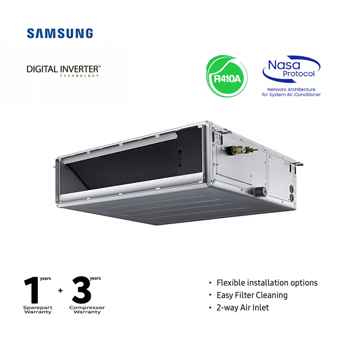 Samsung CAC Ceiling Duct Inverter R410A 5 1/2 PK ( 3 PHASE ) - AC140TNMDKC/EA3