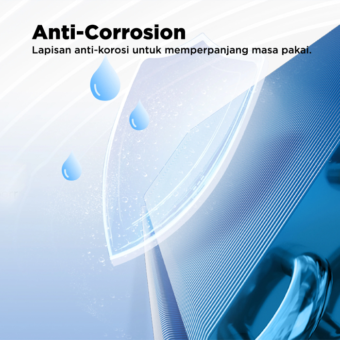 Aqua AC Split 1 PK Standard Blue Fin Turbo Cool Series - AQA-KCR9FQDL3