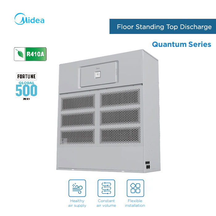 Midea AC Floor Standing Top Discharge Inverter Quantum Series 20 PK - MFTL-192HDN1 + MOUL-192HD1N1-G