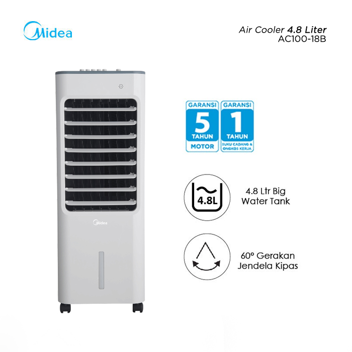 Midea Air Cooler HEPA Filter 4.8 L - AC100-18B