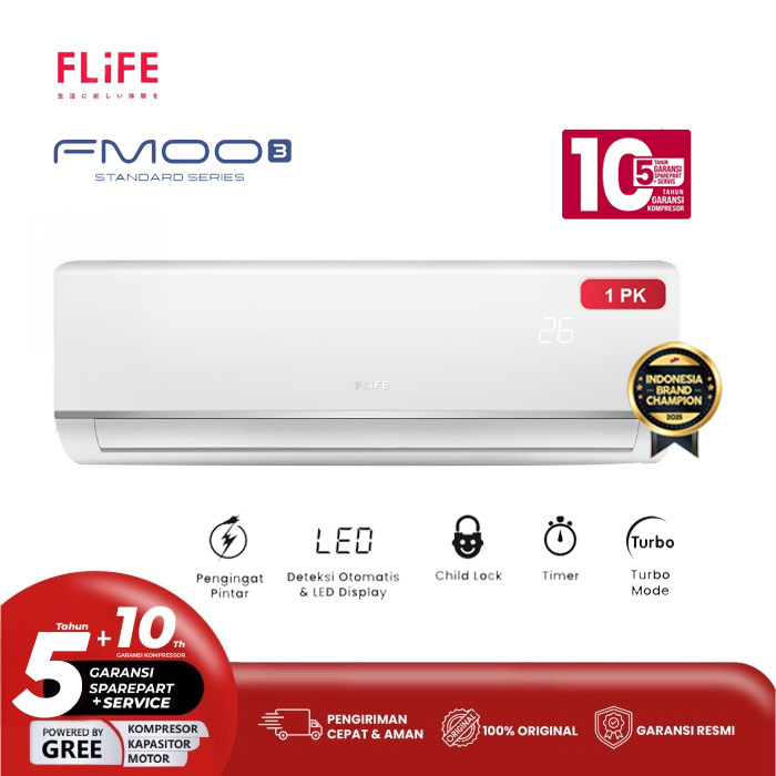 Flife Gree AC Split Standard 1 PK FMOO3 Series - FAC-09FMOO3