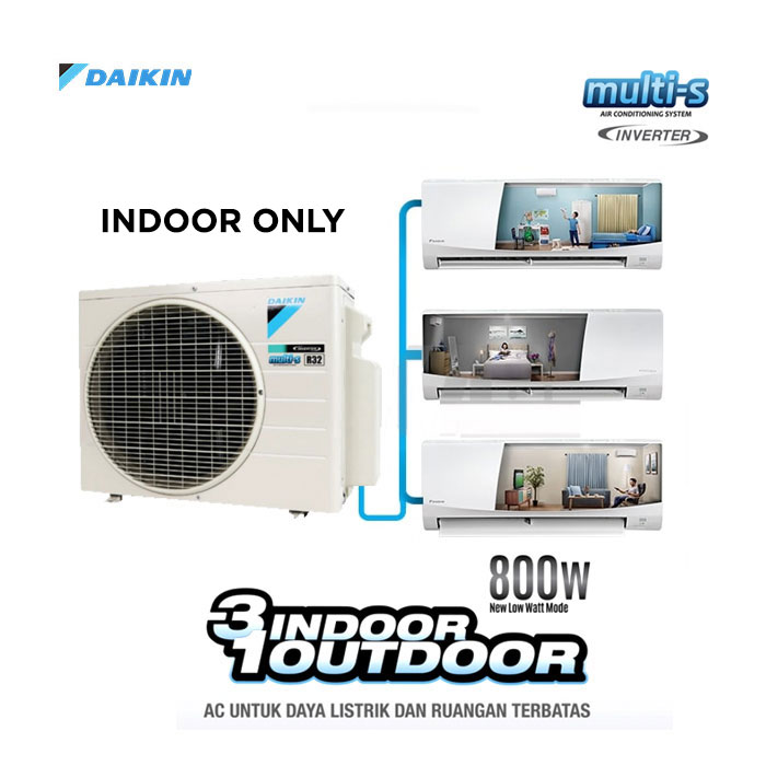 Daikin AC Multi-S Inverter 3 Koneksi Indoor Only 1 PK - CTKC25RVM4 