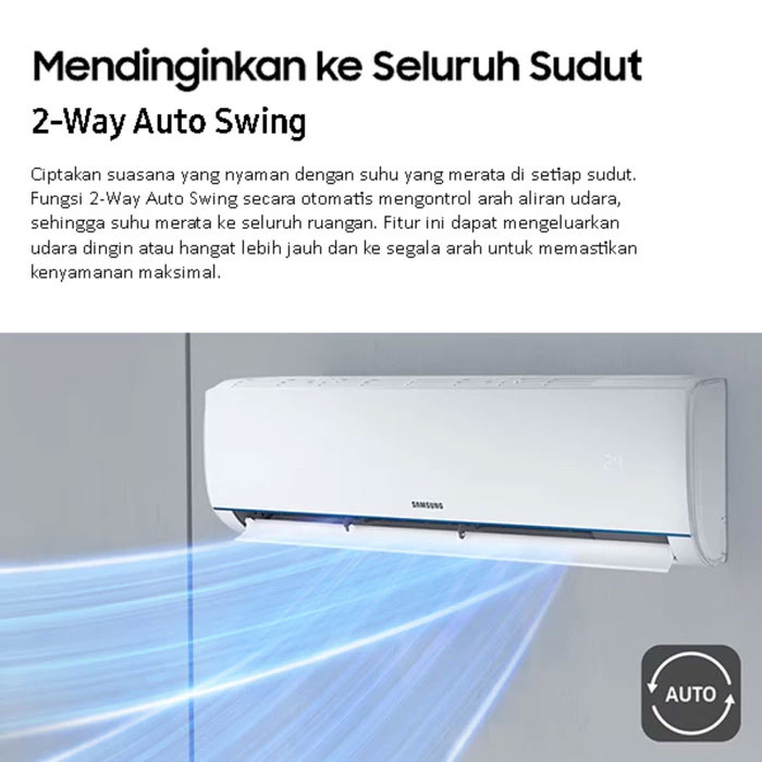 Samsung AC Wall Mounted Split Standard 1/2 PK - AR05BGHQASINSE