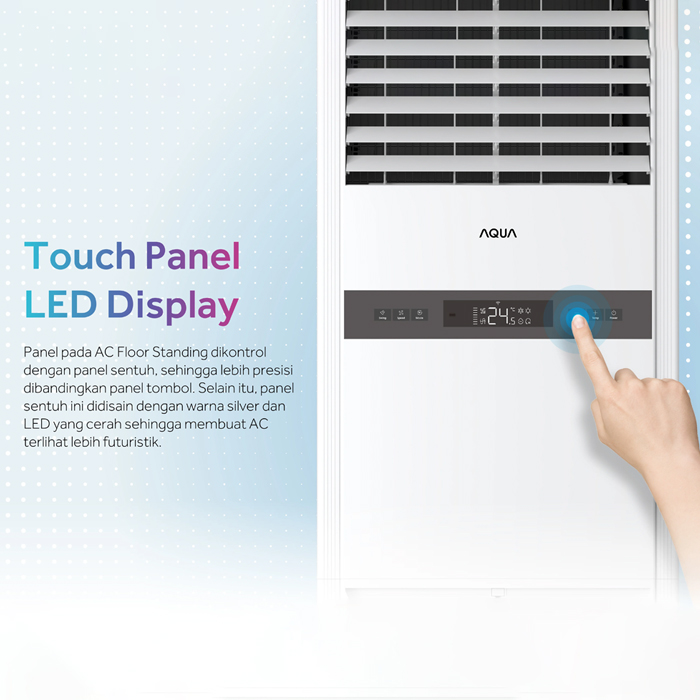 Aqua AC Floor Standing Standard 3 PK Turbo Cool - AQA-FLOU30