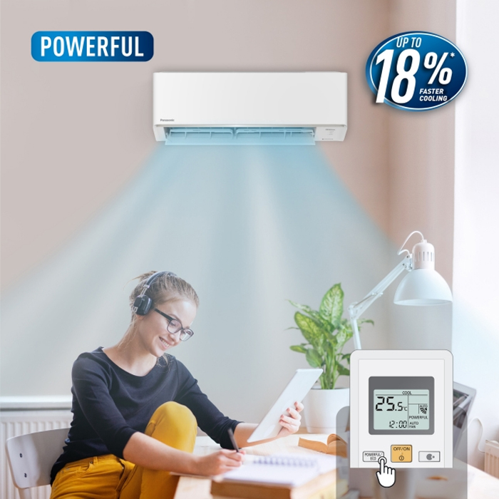 Panasonic AC Deluxe Inverter Nanoe X RU Series 1 PK - CS/CU-RU9AKJ