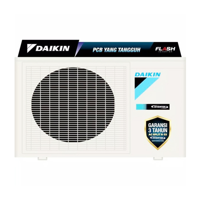 Daikin AC Flash Inverter Wall Mounted Split 1 1/2 PK - FTKQ35UVM4 + RKQ35UVM4