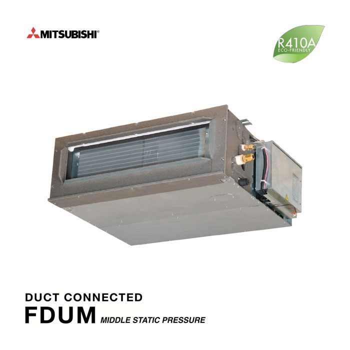 Mitsubishi AC Duct Connected Middle Static Pressure R410a 4 PK - FDUM100CSV-S