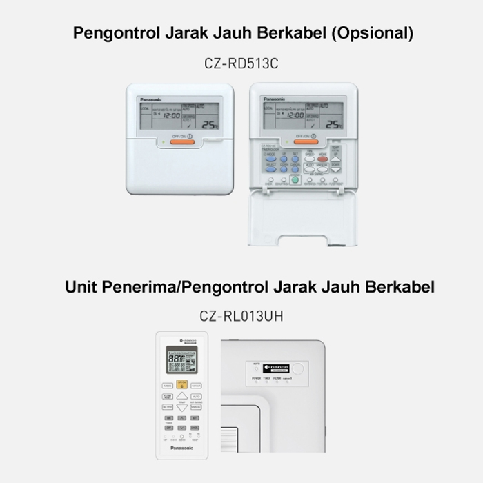 Panasonic AC Cassette Standard 4-Way Nanoe™ X  R32 3 PK - S/U-30PU1H5B