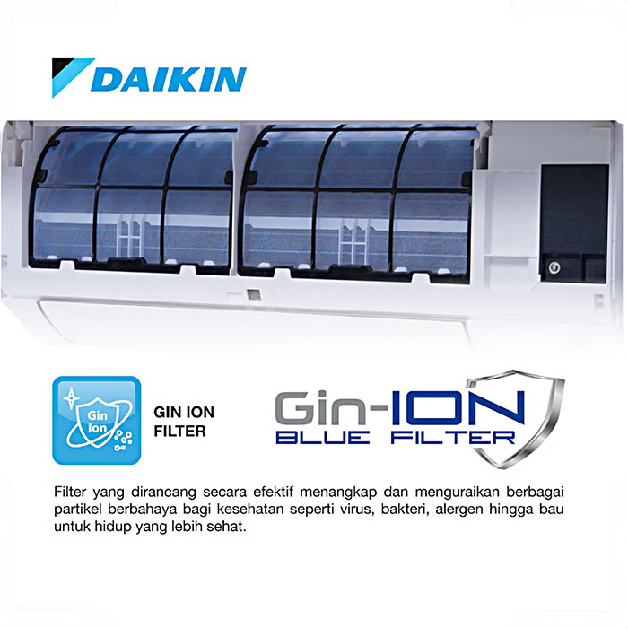 Daikin AC Wall Mounted Split Standard SMS Series 1 PK - FTC25YV14