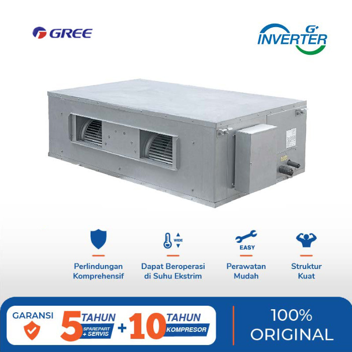 Gree AC Big Duct Inverter Series R410a 10 PK - FGR25Pd/Dna-X