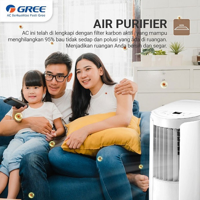 Gree AC Portable P1 Series Standard 1.5 PK - GPC-12P1