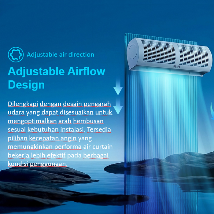 Flife Air Curtain Series High Airflow 1400 CMH - FM-1209Z/Y