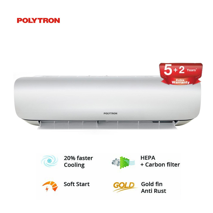 Polytron AC Neuva ICE Standard Wall Mounted Split 1 1/2 PK - PAC12VZ