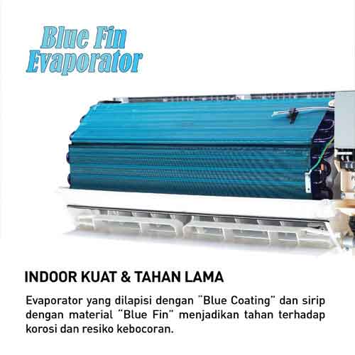 Panasonic AC Wall Mounted Split Deluxe Standard Non Inverter Si Biru 2in1 3/4 PK - CS/CU PN7WKJ