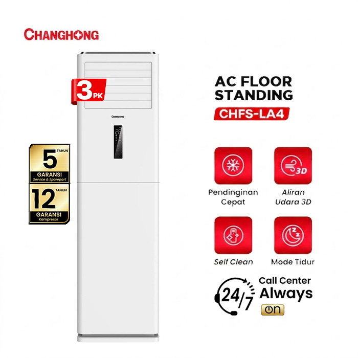 Changhong AC Floor Standing 3 PK - CHFS-24LA