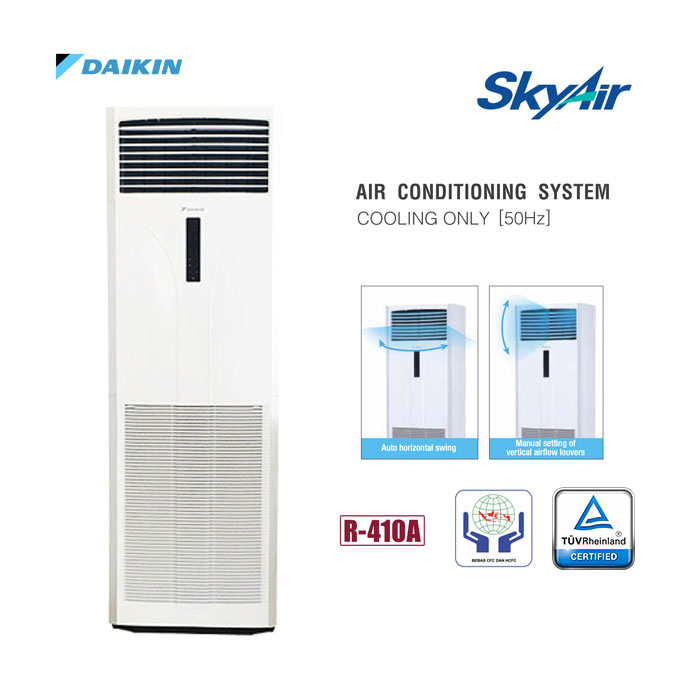 Daikin AC Floor Standing Standard Malaysia 5 PK ( Remote Wired ) ( 3 Phase ) - FVRN125BXV14 + RR125DXY1A4