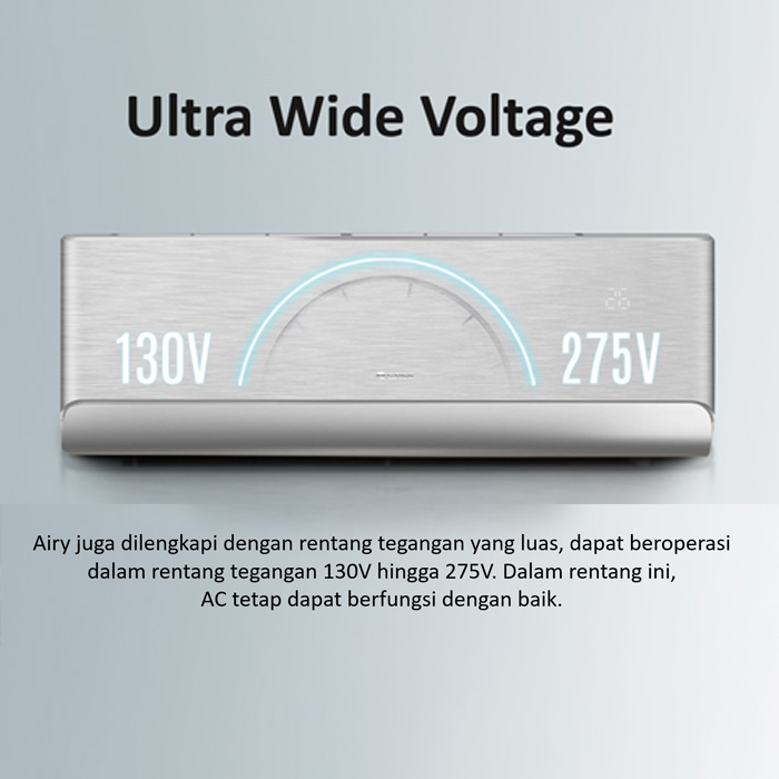 Gree AC Split Inverter Airy Series 3 PK Silver - GWC-30AIRY