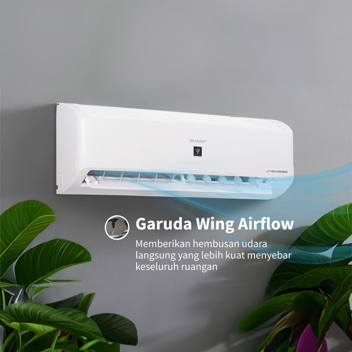 Sharp AC Inverter Split Plasmacluster Garuda Series 1 PK - AH-XP10BMY