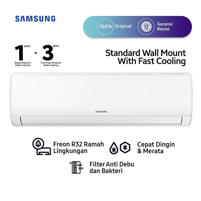 Samsung AC Wall Mounted Split Standard 1 PK - AR09BGHQBSINSE