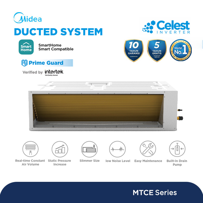 Midea AC Celing Ducted Celest Inverter 4 PK - MTCE-36CRFN8