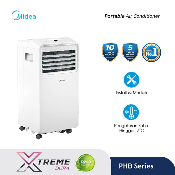 Midea AC Portabel PHB Series 1 PK - MPHB-09CRN7