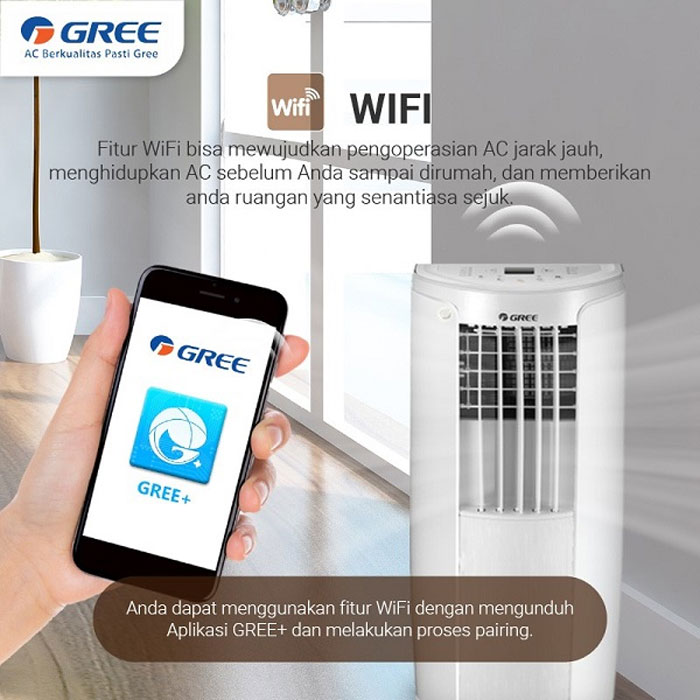 Gree AC Portable P1 Series Standard 1.5 PK - GPC-12P1