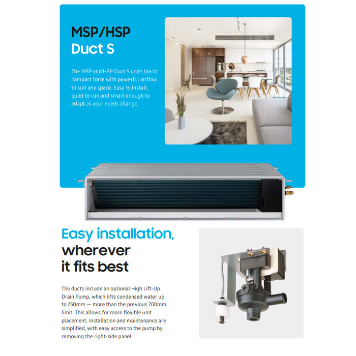Samsung CAC Ceiling Duct Inverter R32 7 PK - AC160FEMDKF/EA