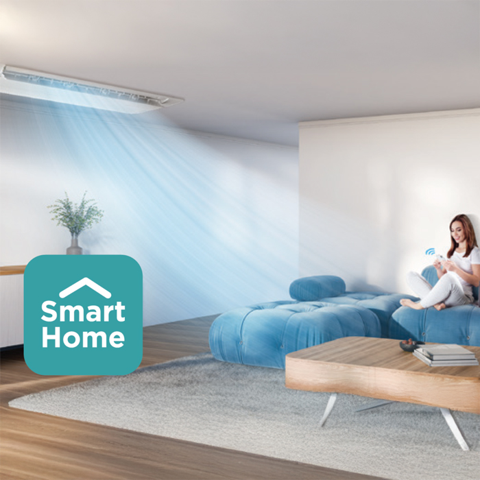 Midea AC Cassette 1 Way 2 1/2 PK Celest - MCUCE-22CRFN8