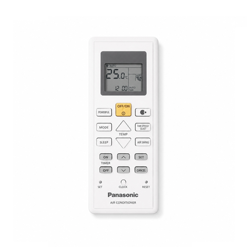 Panasonic AC Wall Mounted Split Deluxe Standard Non Inverter Si Biru 2in1 1/2 PK - CS/CU PN5AKJ