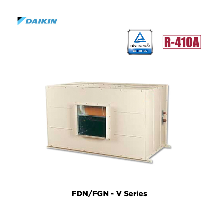 Daikin AC Packaged Split Duct V Series Vertical Non Inverter R410A 10 PK ( 3 Phase ) - FDN100HV14 + RN100HY14