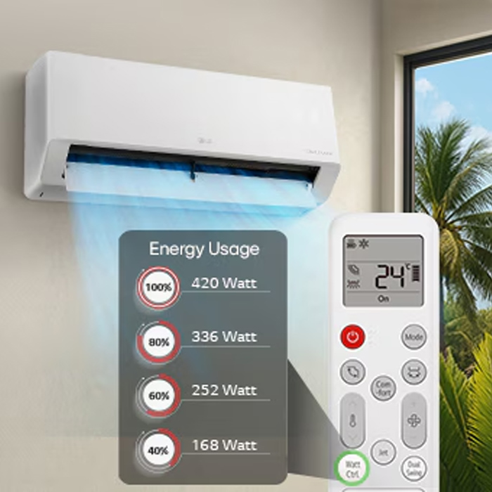 LG AC SPLIT 1 PK DUALCOOL INVERTER NEW TERMINATOR BASIC - K09NVA