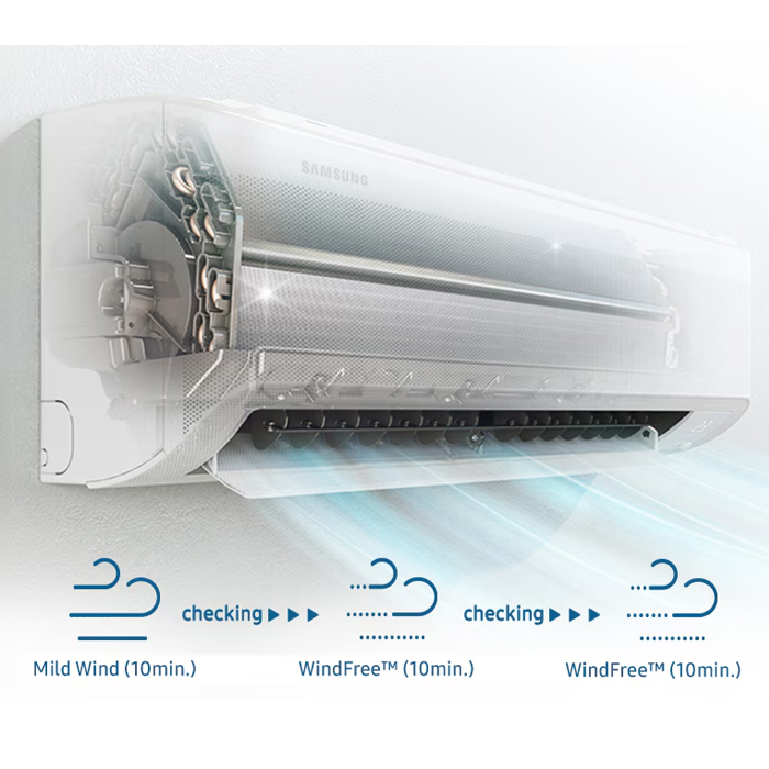 Samsung AC Split 2 PK Inverter Windfree Neo Lite AI - AR60H18D1LWNSE