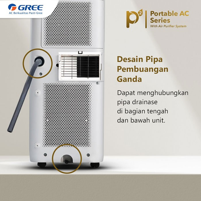Gree AC Portable P2 Series Standard 1.5 PK - GPC-12P2