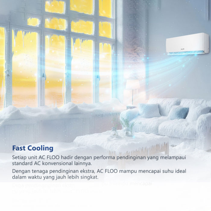 Flife Gree AC Split Standard 2 PK FLOO Series - FAC-18FLOO