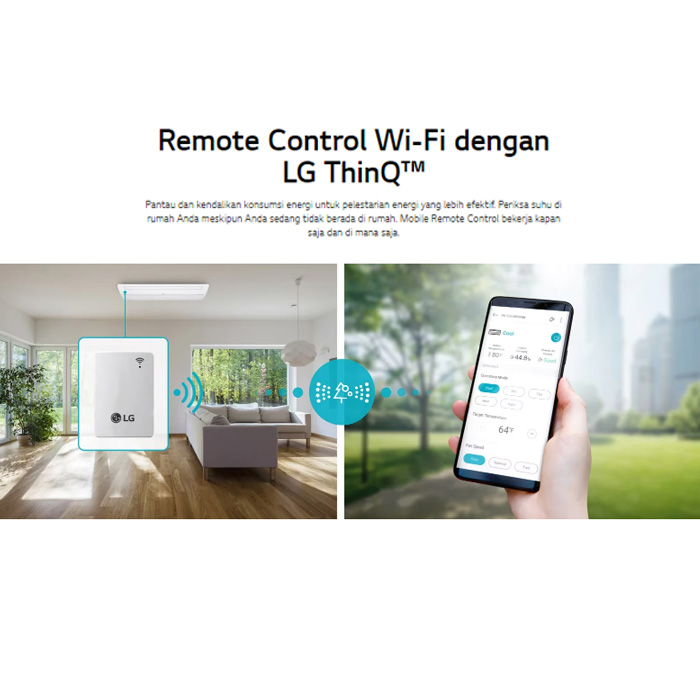 LG AC Cassette 1 Way Inverter 2 PK - ZTNQ18GTLA1