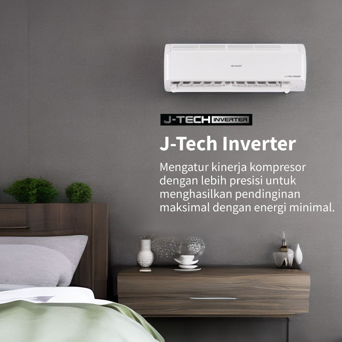 Sharp AC Split Inverter BEY Series 1 1/2 PK - AH-X13BEY