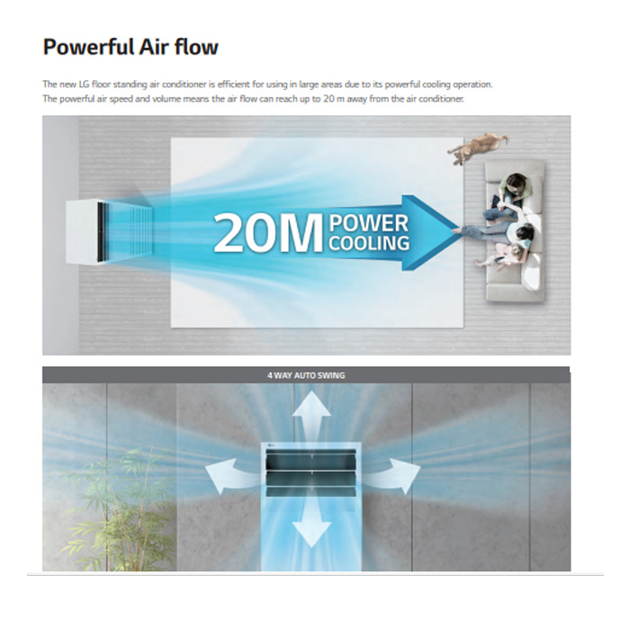 LG AC Floor Standing Inverter Series 3 PK - ZPNQ30GT3A1