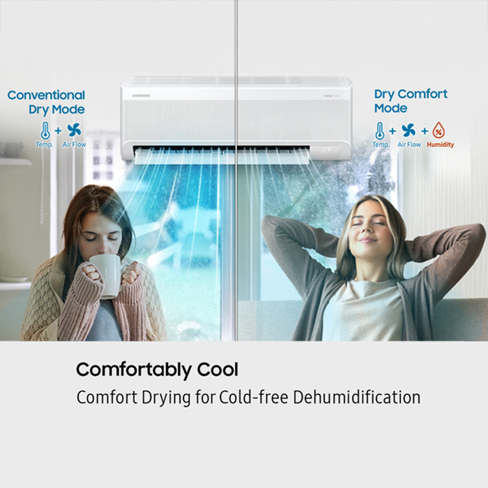 Samsung AC Split 1 PK Inverter Windfree Neo Lite AI - AR60H10D1LWNSE