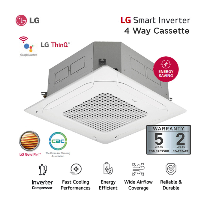 LG AC Cassette 4 Way Inverter Series 3 PK - ZTNQ30GNLA1