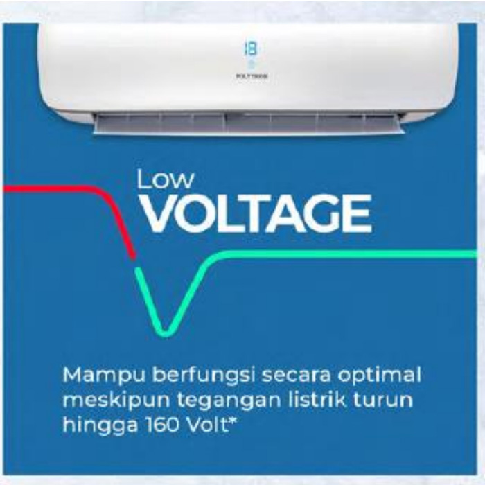 Polytron AC Split Standard Neuva Pro With Voice Sense 1/2 PK - PAC05VZAI