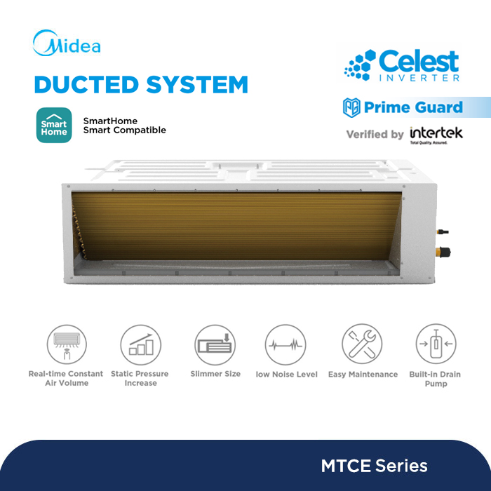 Midea AC Celing Ducted Celest Inverter 2.5 PK - MTCE-24CRFN8