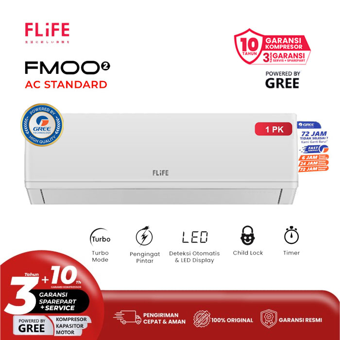 Flife Gree AC Standard FMOO2 Series 1 PK - FAC-09FMOO2